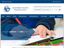 Tablet Screenshot of kleinertkutz.com